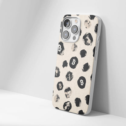 Latest 3rd-Generation Crystal Tough Glossy BTC (Bitcoin) iPhone Case