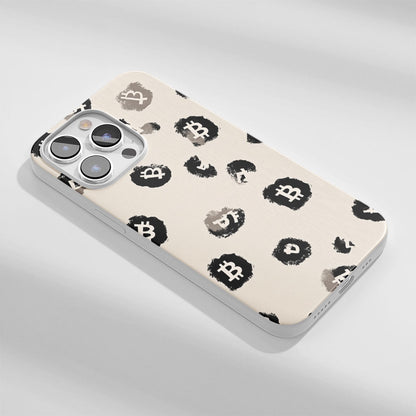 Latest 3rd-Generation Crystal Tough Glossy BTC (Bitcoin) iPhone Case