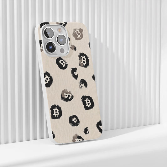 Latest 3rd-Generation Crystal Tough Glossy BTC (Bitcoin) iPhone Case