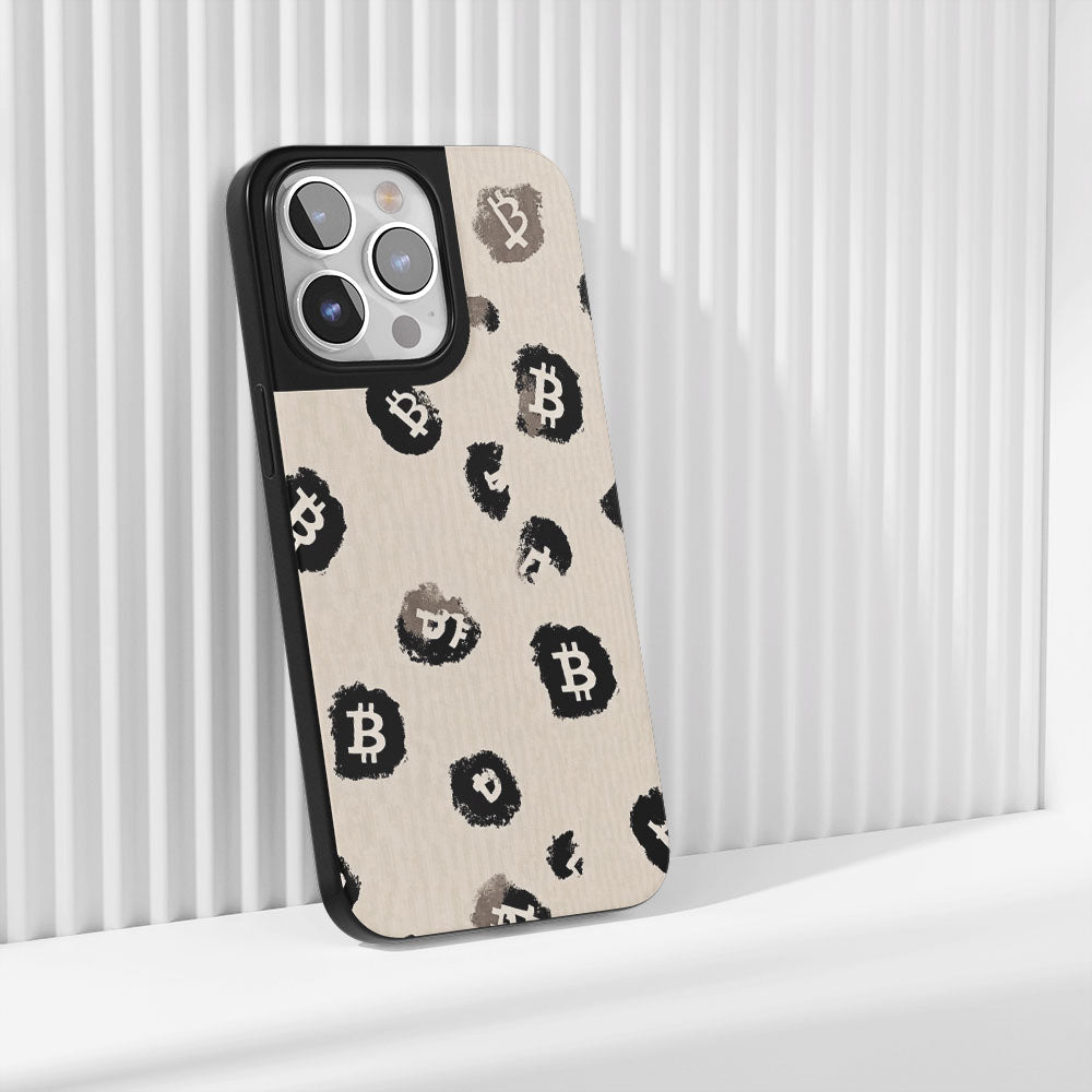 工業級堅韌霧面 BTC（比特幣）iPhone 手機殼