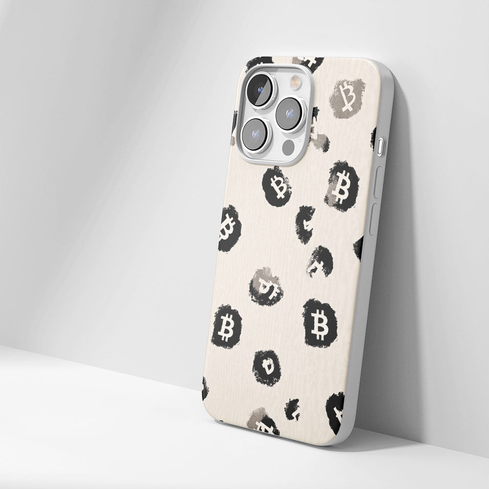 Latest 3rd-Generation Crystal Tough Glossy BTC (Bitcoin) iPhone Case