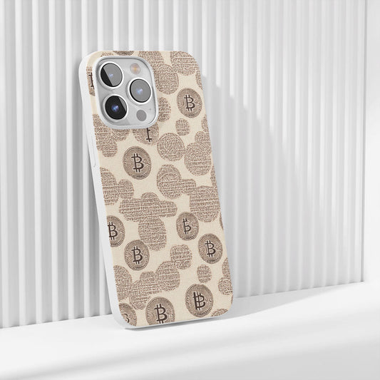 Latest 3rd-Generation Crystal Tough Glossy BTC (Bitcoin) iPhone Case