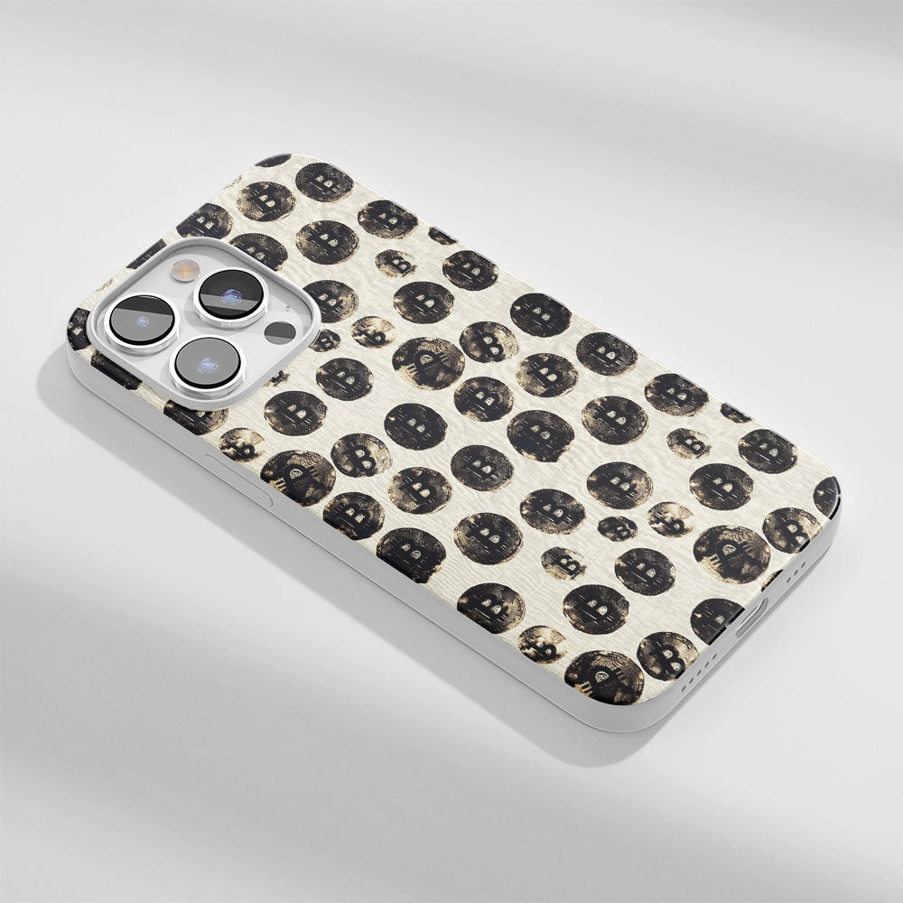 Latest 3rd-Generation Crystal Tough Glossy BTC (Bitcoin) iPhone Case