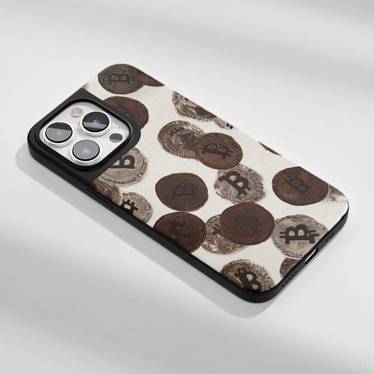 Industry-Level Tough Matte BTC (Bitcoin) iPhone Case