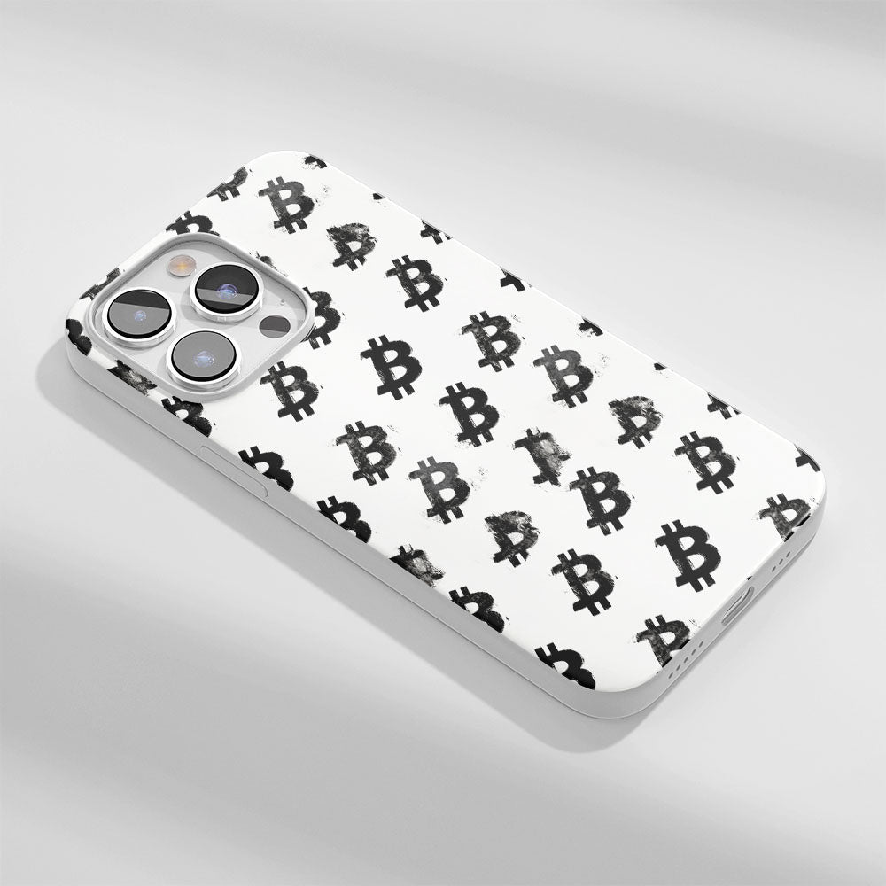 Latest 3rd-Generation Crystal Tough Glossy BTC (Bitcoin) iPhone Case