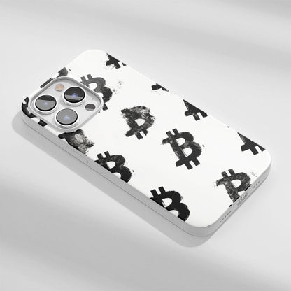 Latest 3rd-Generation Crystal Tough Glossy BTC (Bitcoin) iPhone Case