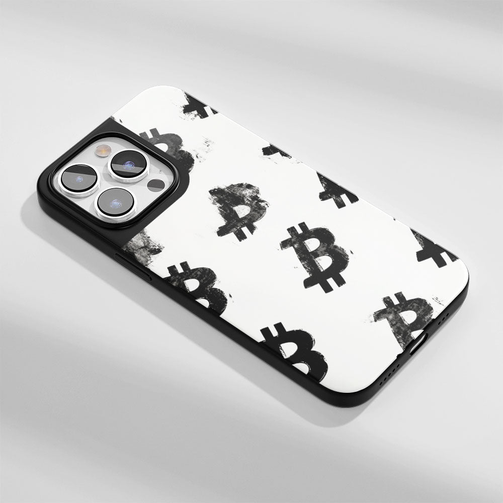 工業級堅韌霧面 BTC（比特幣）iPhone 手機殼