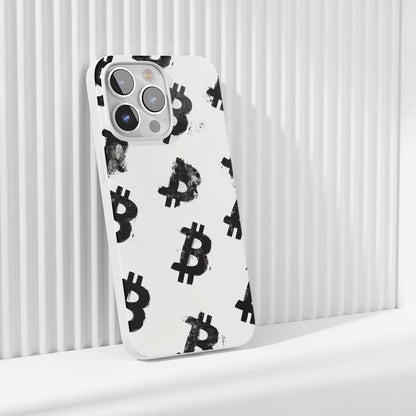 Latest 3rd-Generation Crystal Tough Glossy BTC (Bitcoin) iPhone Case