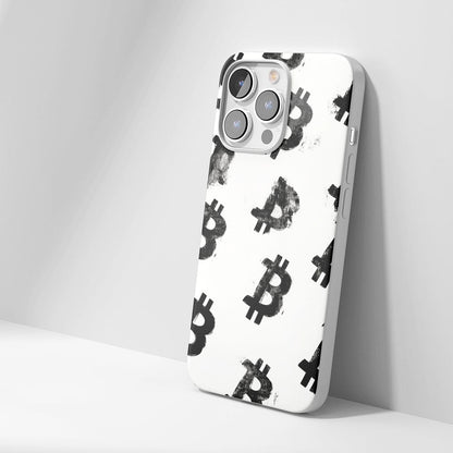 Latest 3rd-Generation Crystal Tough Glossy BTC (Bitcoin) iPhone Case