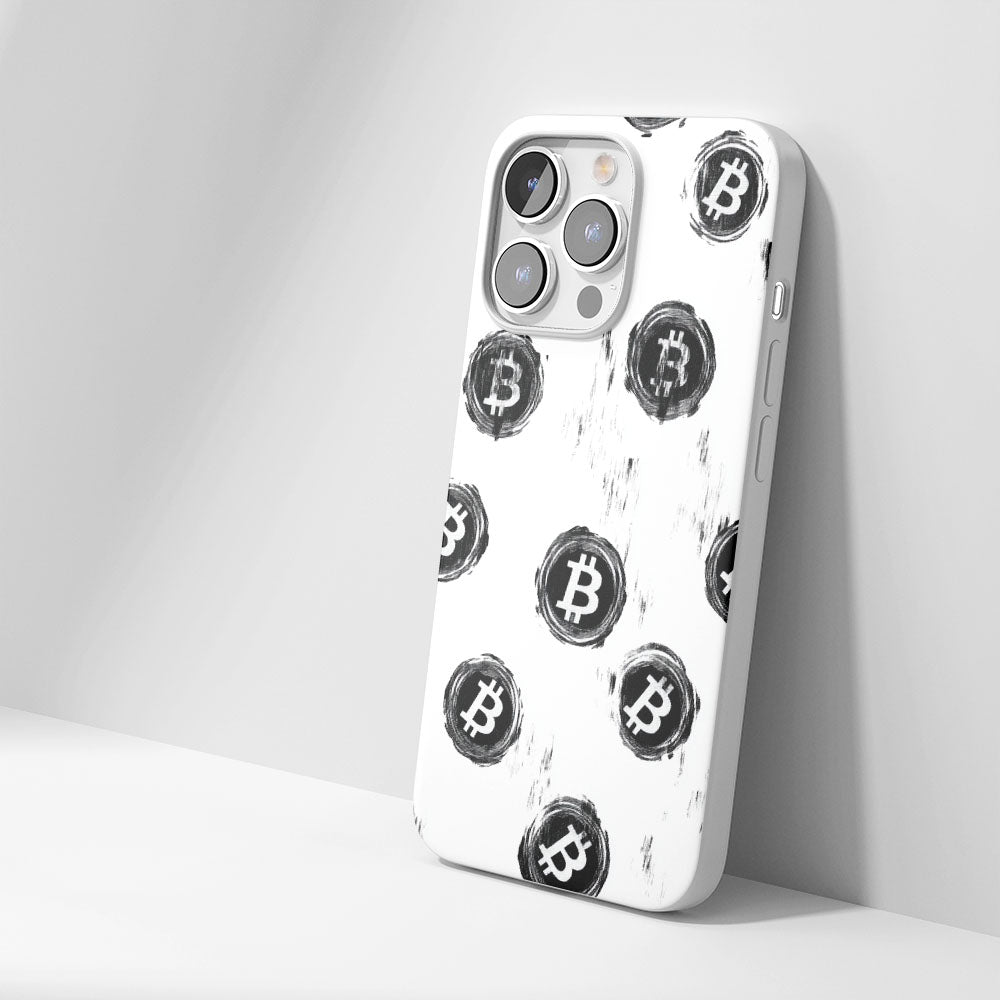 Latest 3rd-Generation Crystal Tough Glossy BTC (Bitcoin) iPhone Case