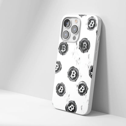 Latest 3rd-Generation Crystal Tough Glossy BTC (Bitcoin) iPhone Case