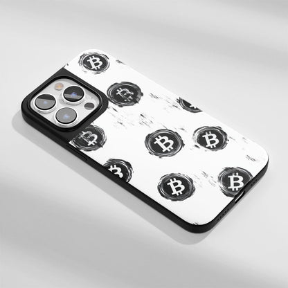 工業級堅韌霧面 BTC（比特幣）iPhone 手機殼