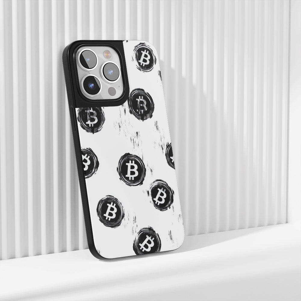 工業級堅韌霧面 BTC（比特幣）iPhone 手機殼