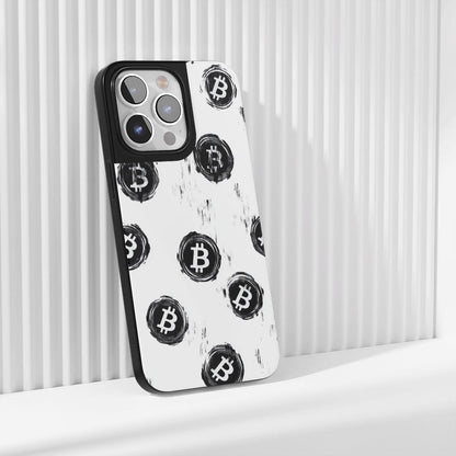 工業級堅韌霧面 BTC（比特幣）iPhone 手機殼