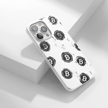 Latest 3rd-Generation Crystal Tough Glossy BTC (Bitcoin) iPhone Case