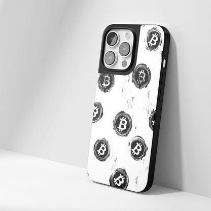 工業級堅韌霧面 BTC（比特幣）iPhone 手機殼