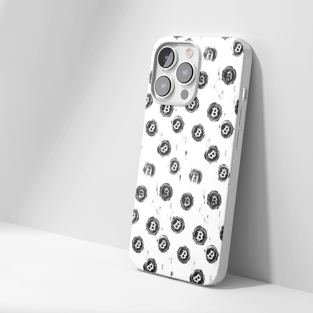 Latest 3rd-Generation Crystal Tough Glossy BTC (Bitcoin) iPhone Case