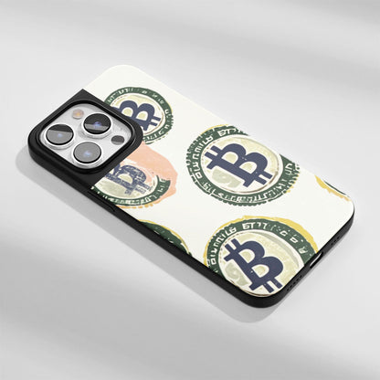 工業級堅韌霧面 BTC（比特幣）iPhone 手機殼