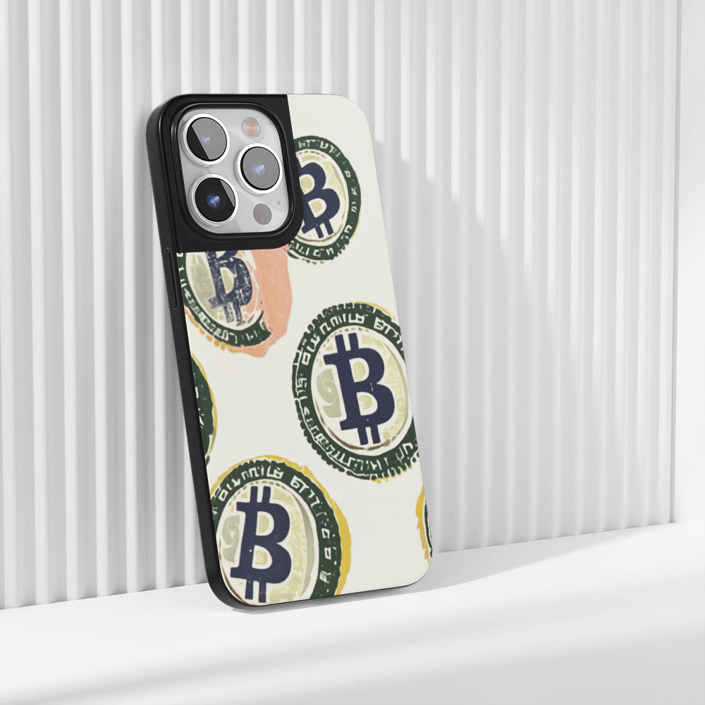 工業級堅韌霧面 BTC（比特幣）iPhone 手機殼