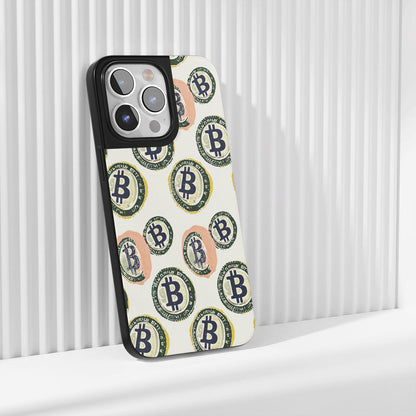 工業級堅韌霧面 BTC（比特幣）iPhone 手機殼