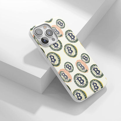 Latest 3rd-Generation Crystal Tough Glossy BTC (Bitcoin) iPhone Case