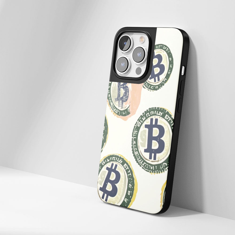 工業級堅韌霧面 BTC（比特幣）iPhone 手機殼