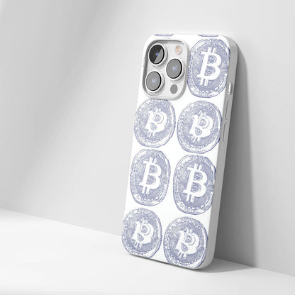 Latest 3rd-Generation Crystal Tough Glossy BTC (Bitcoin) iPhone Case