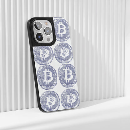 工業級堅韌霧面 BTC（比特幣）iPhone 手機殼