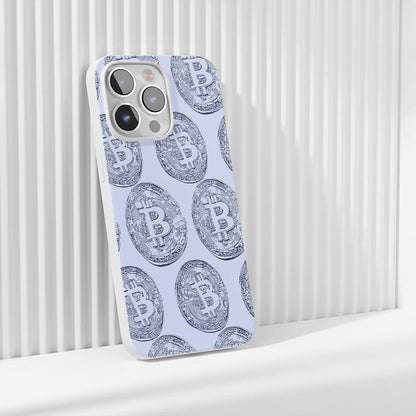 Latest 3rd-Generation Crystal Tough Glossy BTC (Bitcoin) iPhone Case