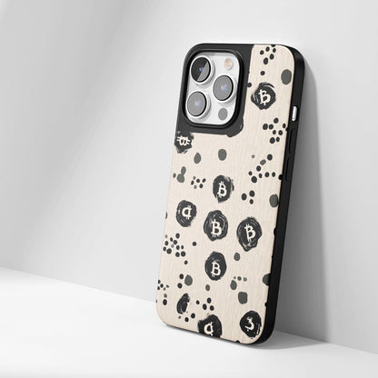 Industry-Level Tough Matte BTC (Bitcoin) iPhone Case