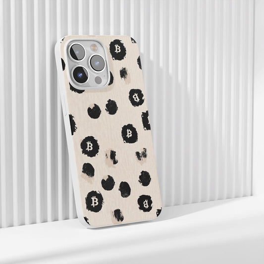 Latest 3rd-Generation Crystal Tough Glossy BTC (Bitcoin) iPhone Case