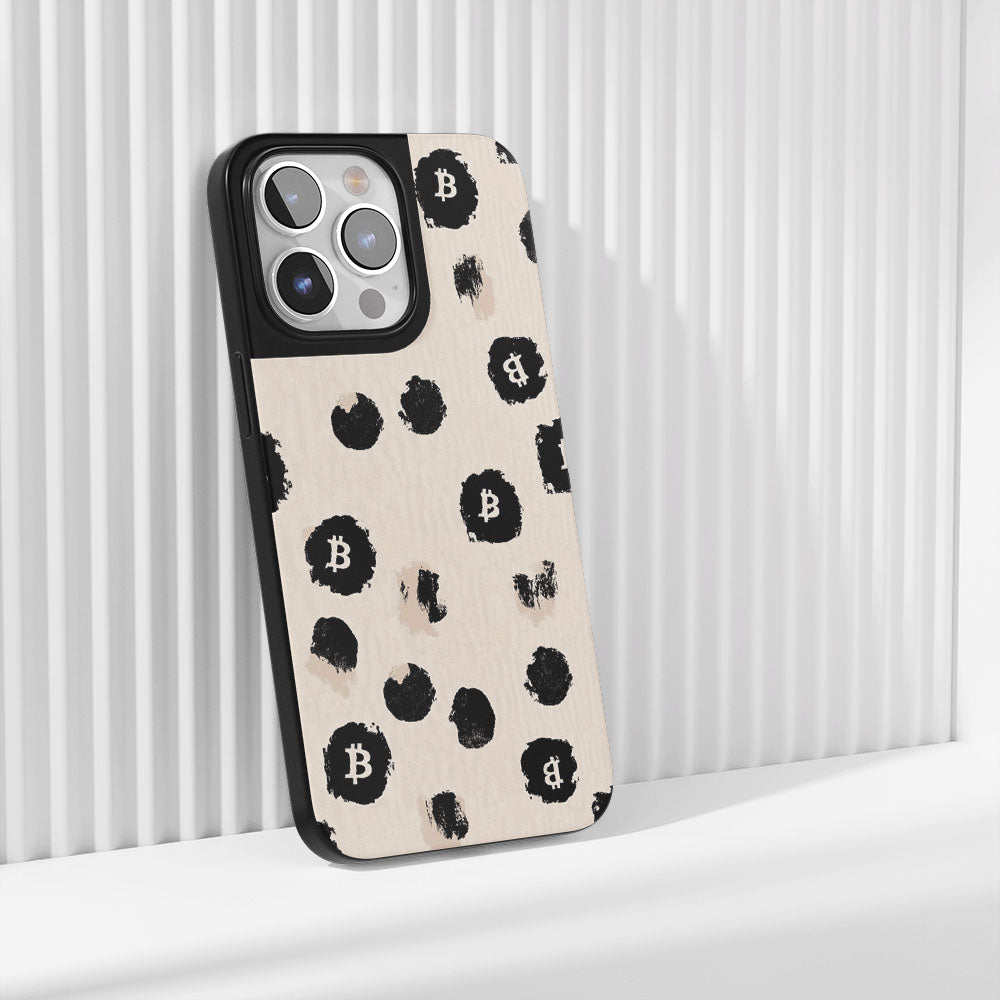 工業級堅韌霧面 BTC（比特幣）iPhone 手機殼