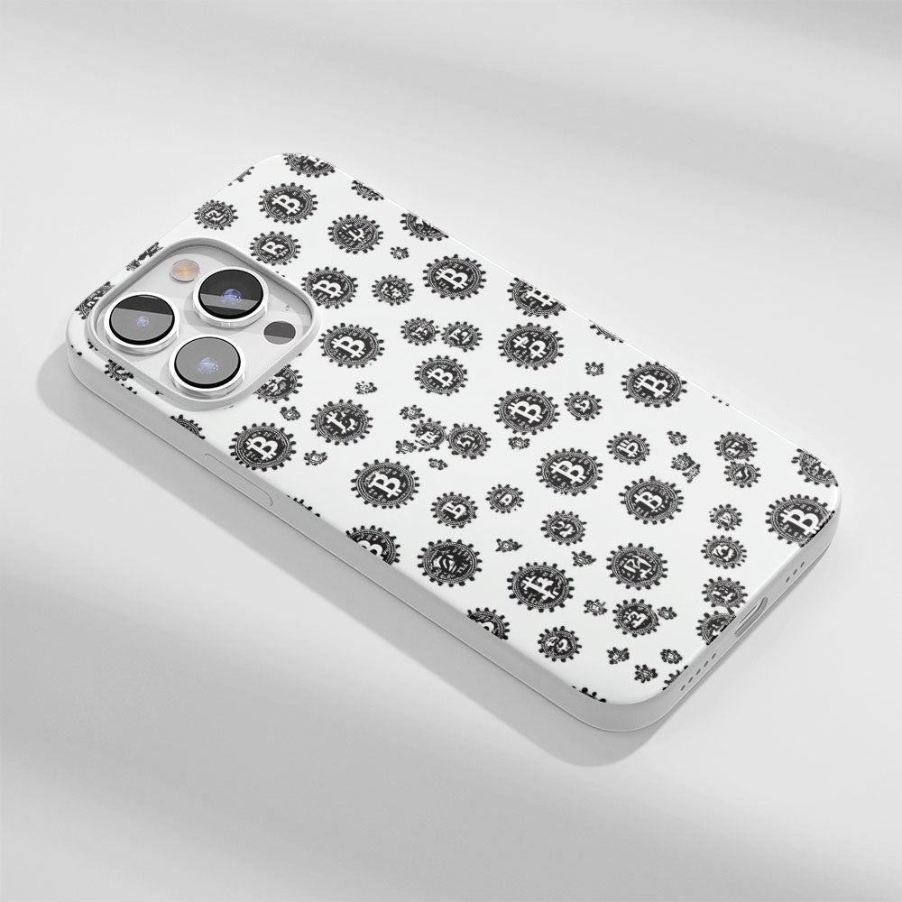 Latest 3rd-Generation Crystal Tough Glossy BTC (Bitcoin) iPhone Case