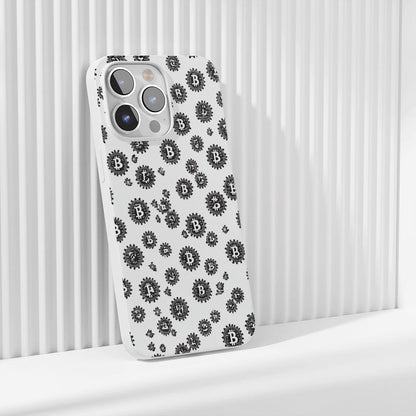 Latest 3rd-Generation Crystal Tough Glossy BTC (Bitcoin) iPhone Case