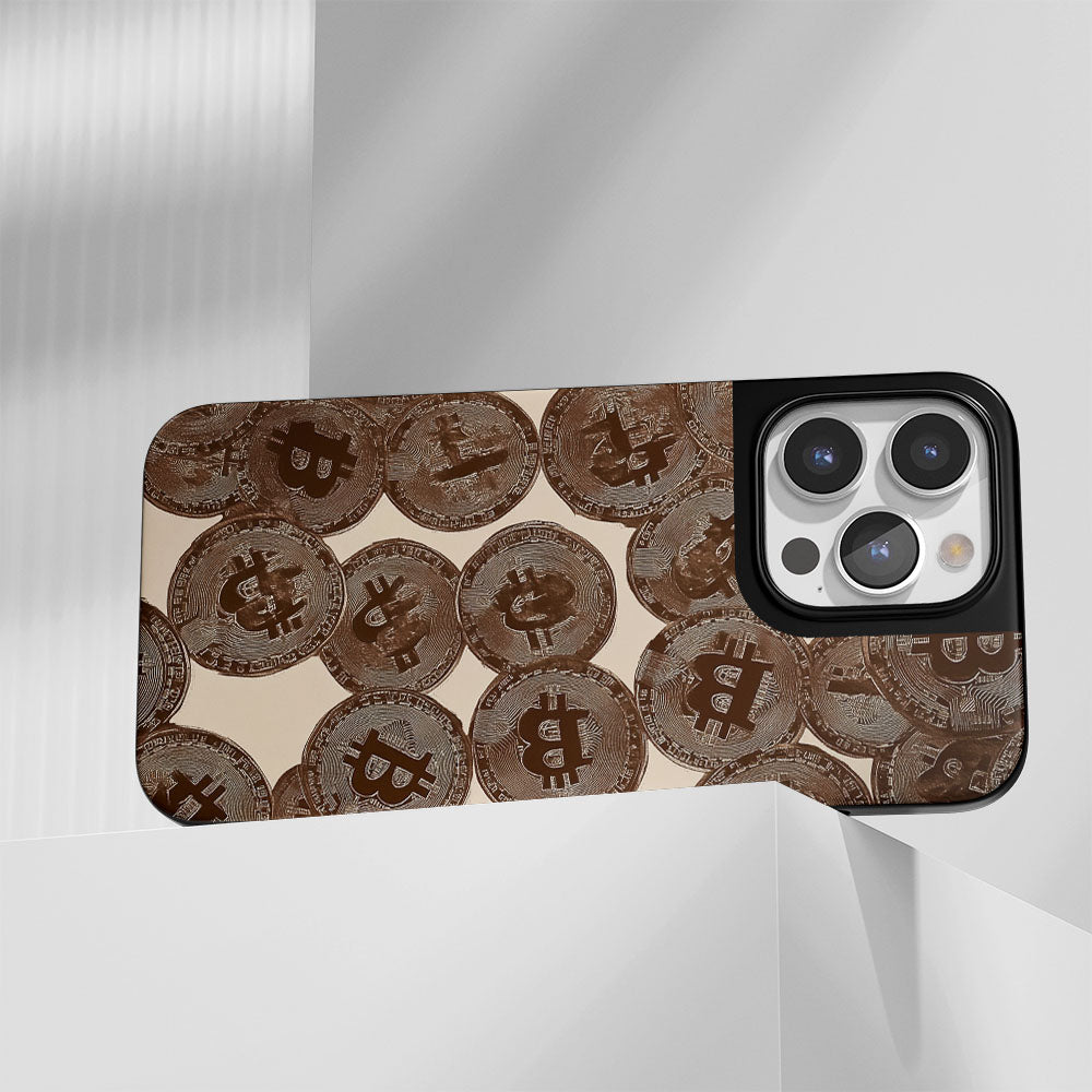 Industry-Level Tough Matte BTC (Bitcoin) iPhone Case