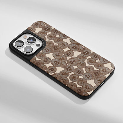 Industry-Level Tough Matte BTC (Bitcoin) iPhone Case