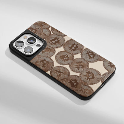 Industry-Level Tough Matte BTC (Bitcoin) iPhone Case