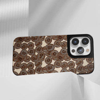 Industry-Level Tough Matte BTC (Bitcoin) iPhone Case