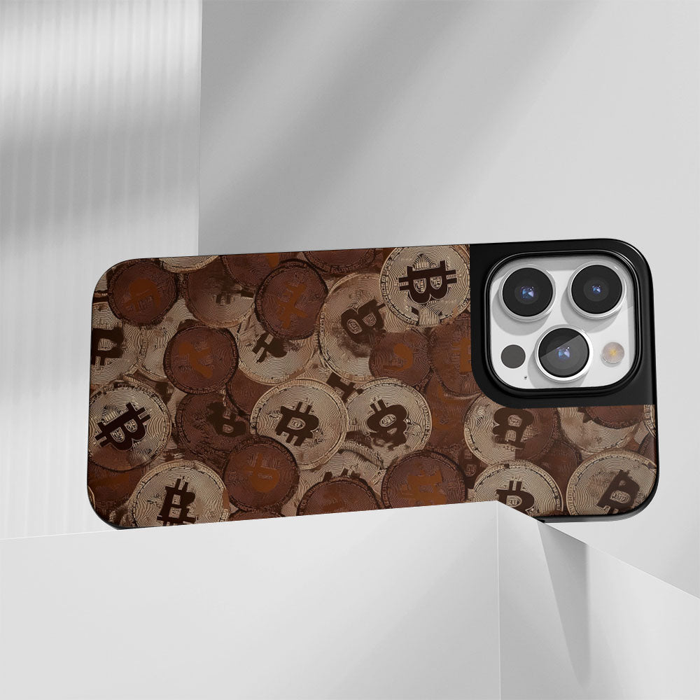 Industry-Level Tough Matte BTC (Bitcoin) iPhone Case