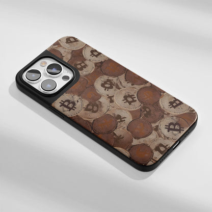 Industry-Level Tough Matte BTC (Bitcoin) iPhone Case