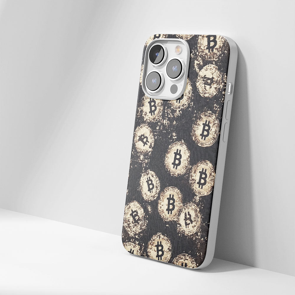 Latest 3rd-Generation Crystal Tough Glossy BTC (Bitcoin) iPhone Case