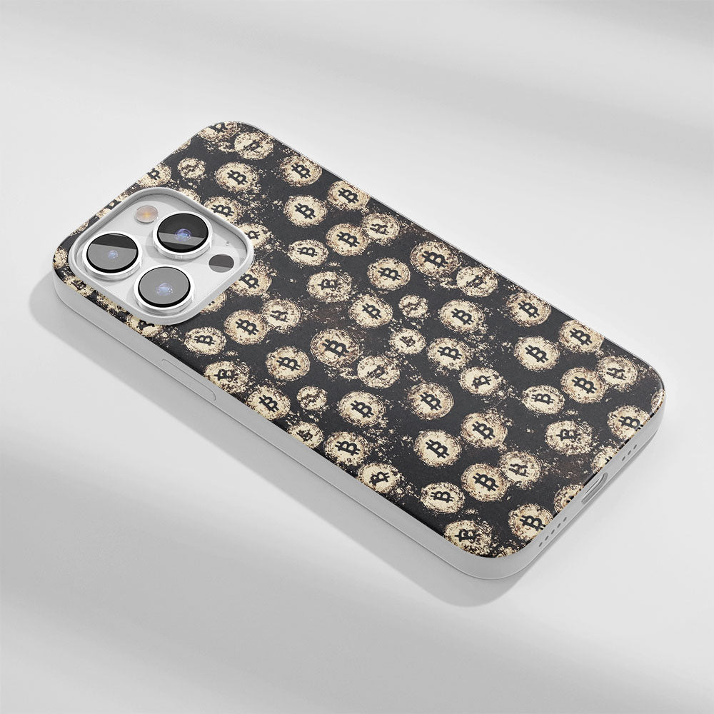 Latest 3rd-Generation Crystal Tough Glossy BTC (Bitcoin) iPhone Case