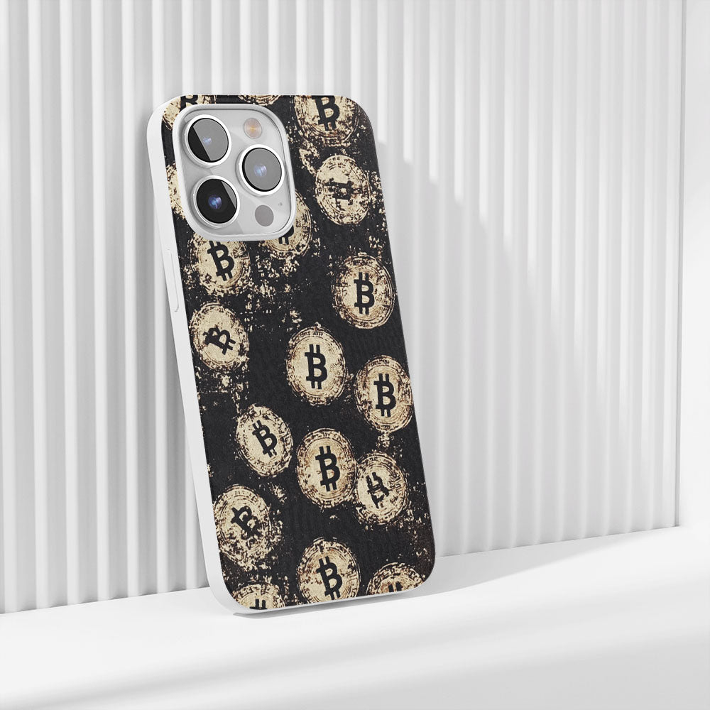 Latest 3rd-Generation Crystal Tough Glossy BTC (Bitcoin) iPhone Case