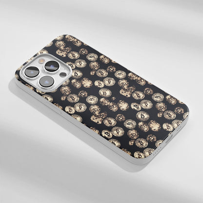 Latest 3rd-Generation Crystal Tough Glossy BTC (Bitcoin) iPhone Case