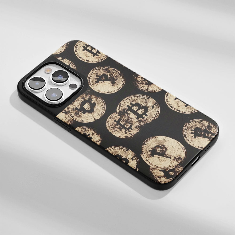 Industry-Level Tough Matte BTC (Bitcoin) iPhone Case