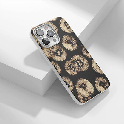 Latest 3rd-Generation Crystal Tough Glossy BTC (Bitcoin) iPhone Case