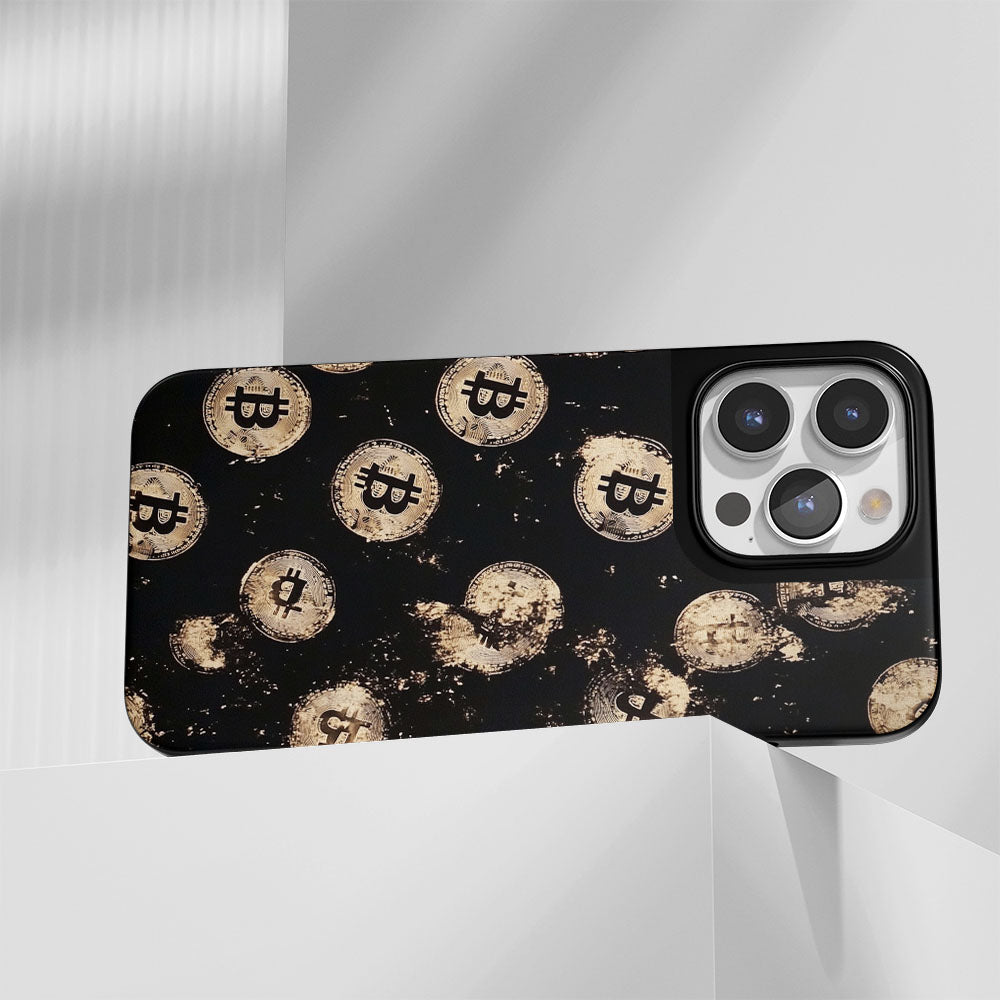 工業級堅韌霧面 BTC（比特幣）iPhone 手機殼