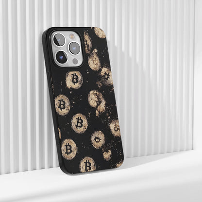 工業級堅韌霧面 BTC（比特幣）iPhone 手機殼