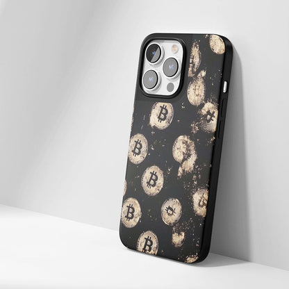 工業級堅韌霧面 BTC（比特幣）iPhone 手機殼