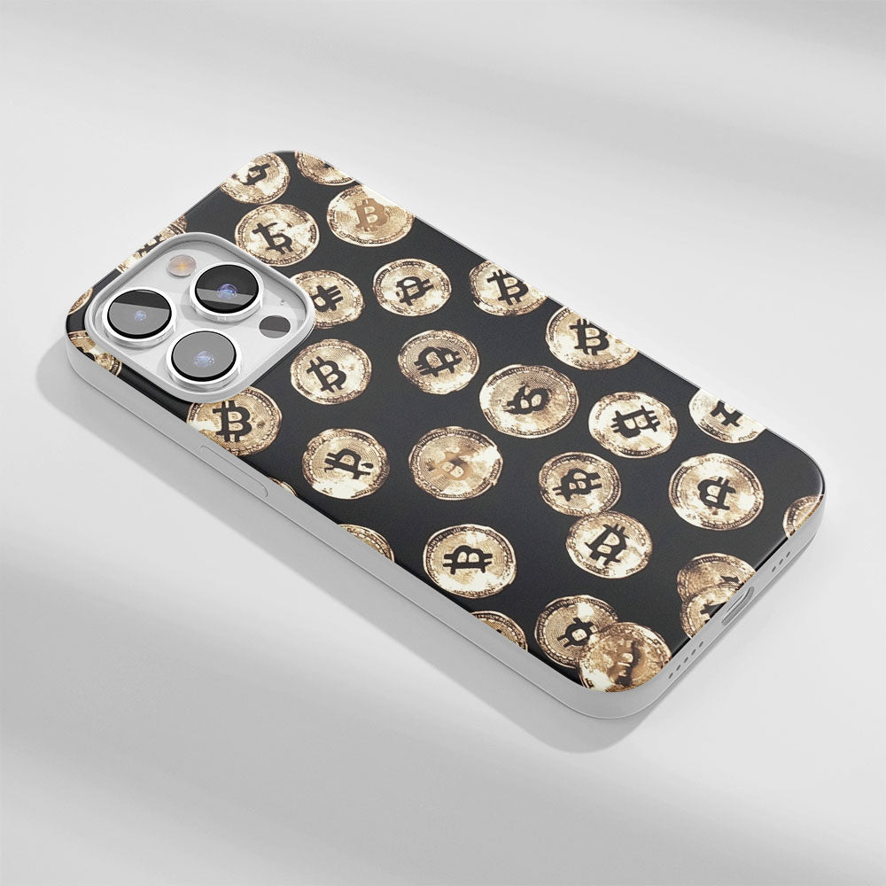 Latest 3rd-Generation Crystal Tough Glossy BTC (Bitcoin) iPhone Case